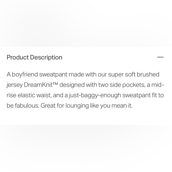 Vuori Boyfriend Sweatpants Size Small - Picture 4 of 9